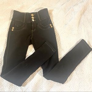 Area 7 Skinny Mid/High Waisted Stretch Denim Jeans 24 / 25 / 00 / 0